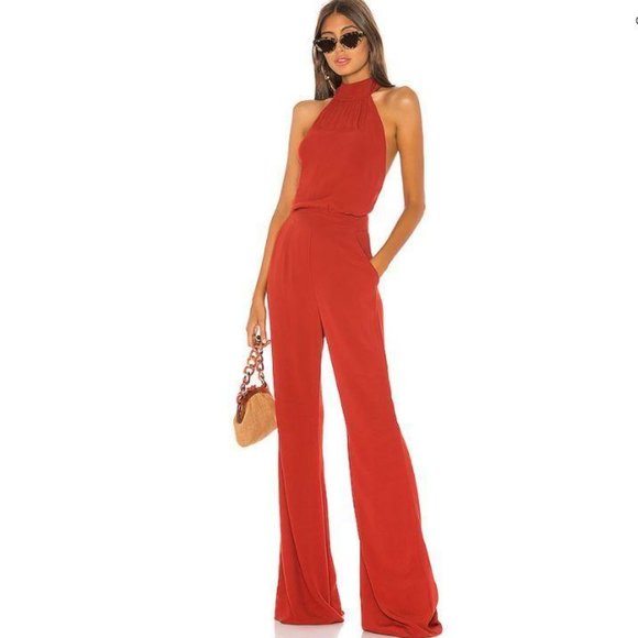 SOLD!! NWT Flynn Skye Ava Jumpsuit in Spice - Picture 2 of 5